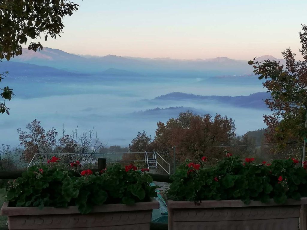 panorama of the frascanera mountains