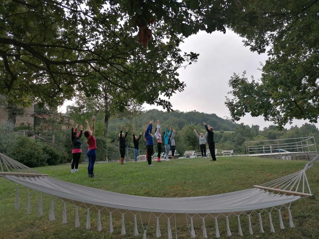 outdoor yoga